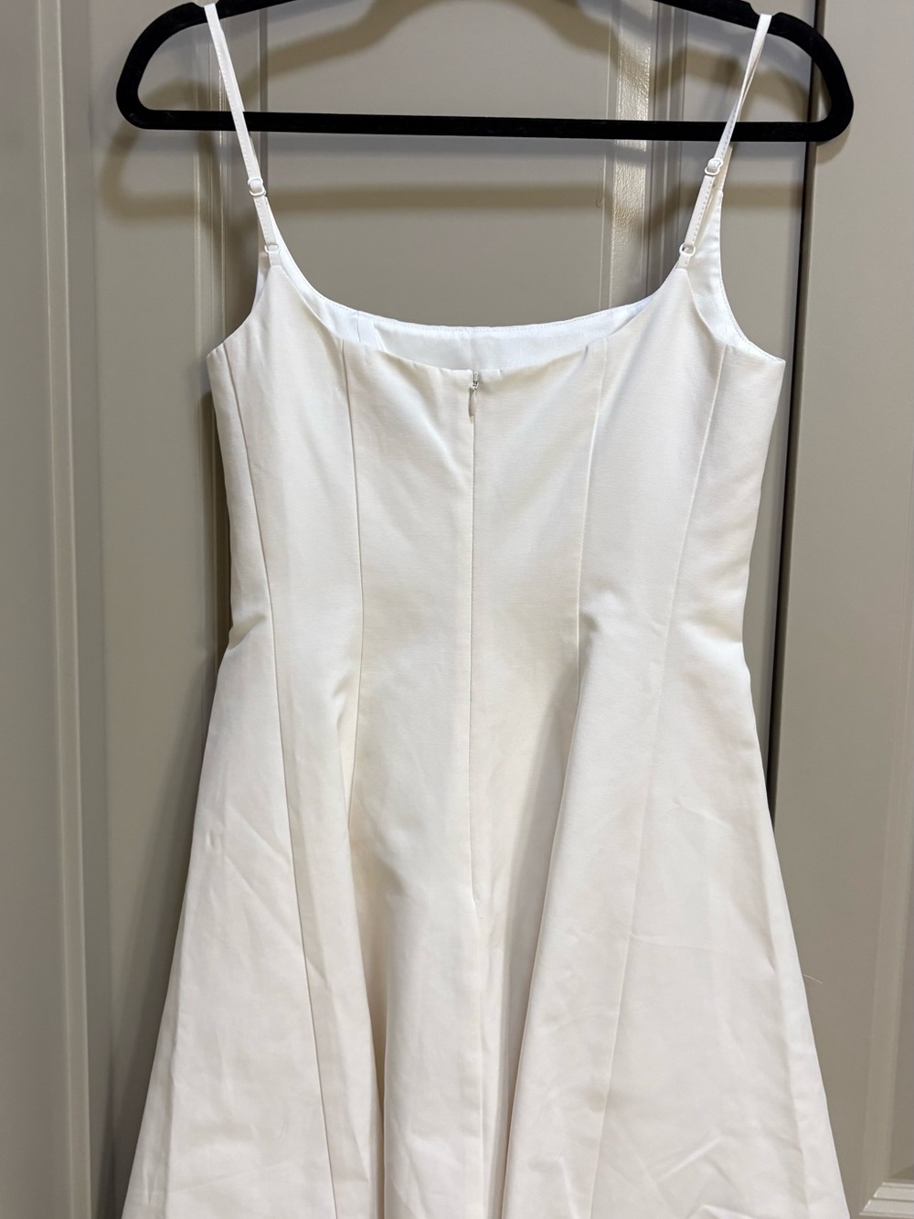 Joy Cotton-Blend Flared A-Line Minidress - Picture 4 of 5